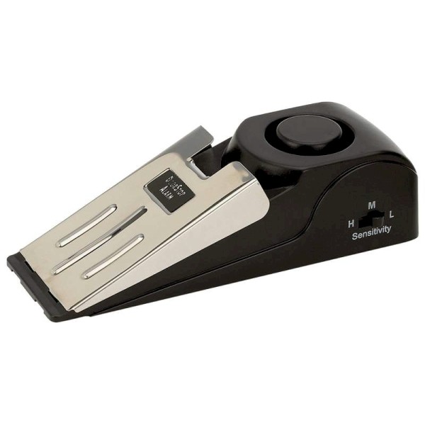 Bezpečnostný klin pod dvere s 120 dB alarmom