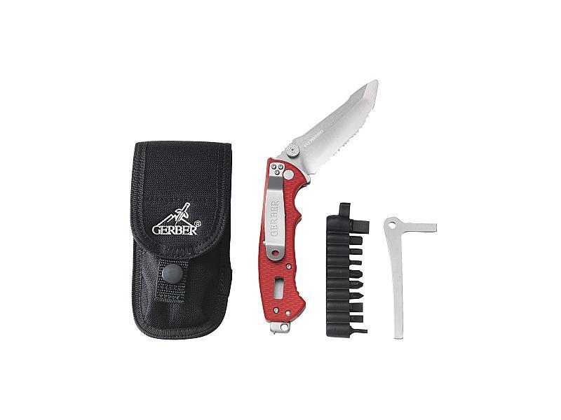 Zatvárací záchranársky nôž Gerber HINDERER RESCUE SERRATED